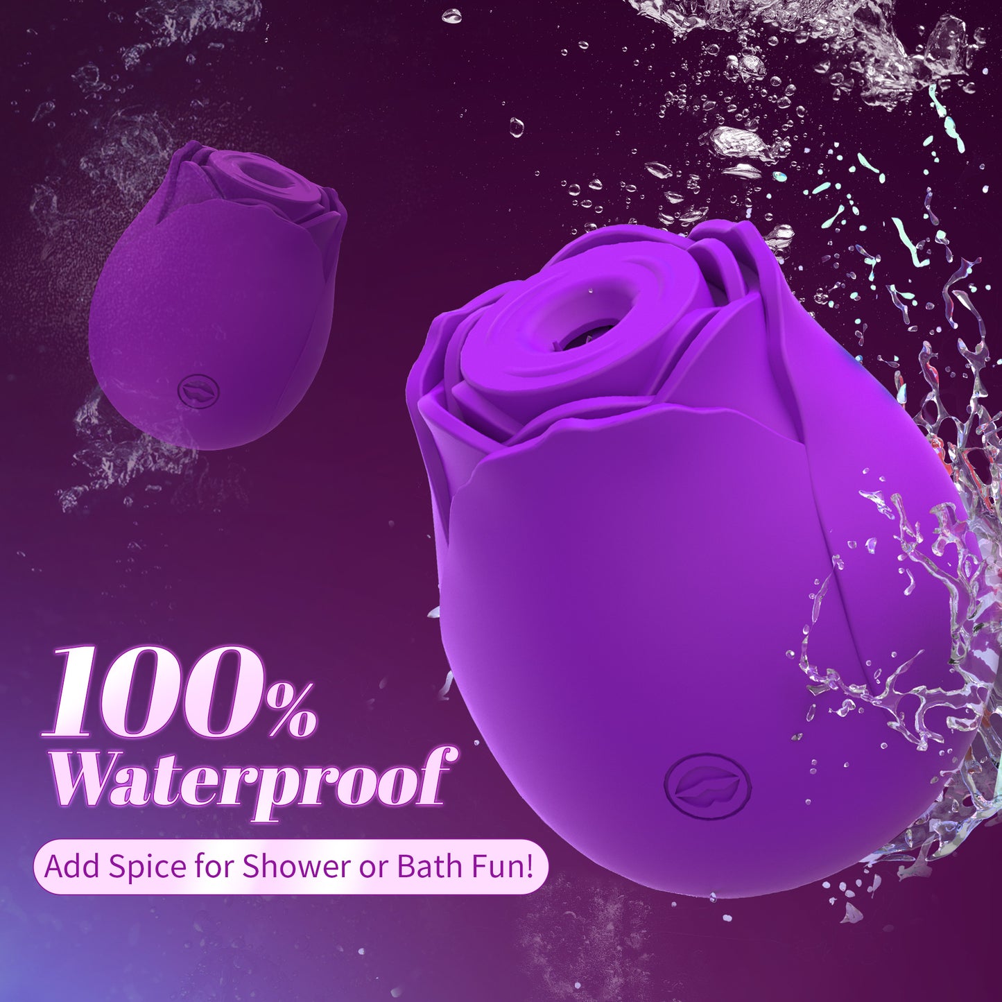 Lolitree Vibrator for Woman - 2 in 1 Adult Sex Toys Clitoral Stimulator Tongue Sucking G Spot Vibrators Sex Toy for Women with 10 Modes, Clitoris Nipple Licker for Sex Toys4women Vibratorters（Purple
